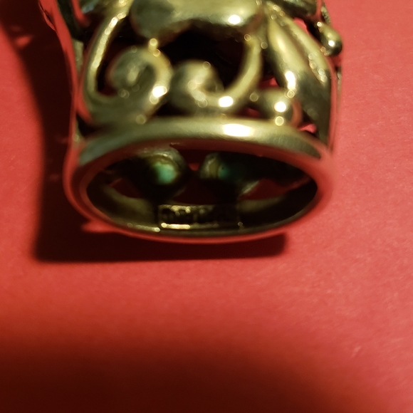 Vintage 925 Sterling Silver 30 " rope Chain with Pendent - Picture 7 of 7